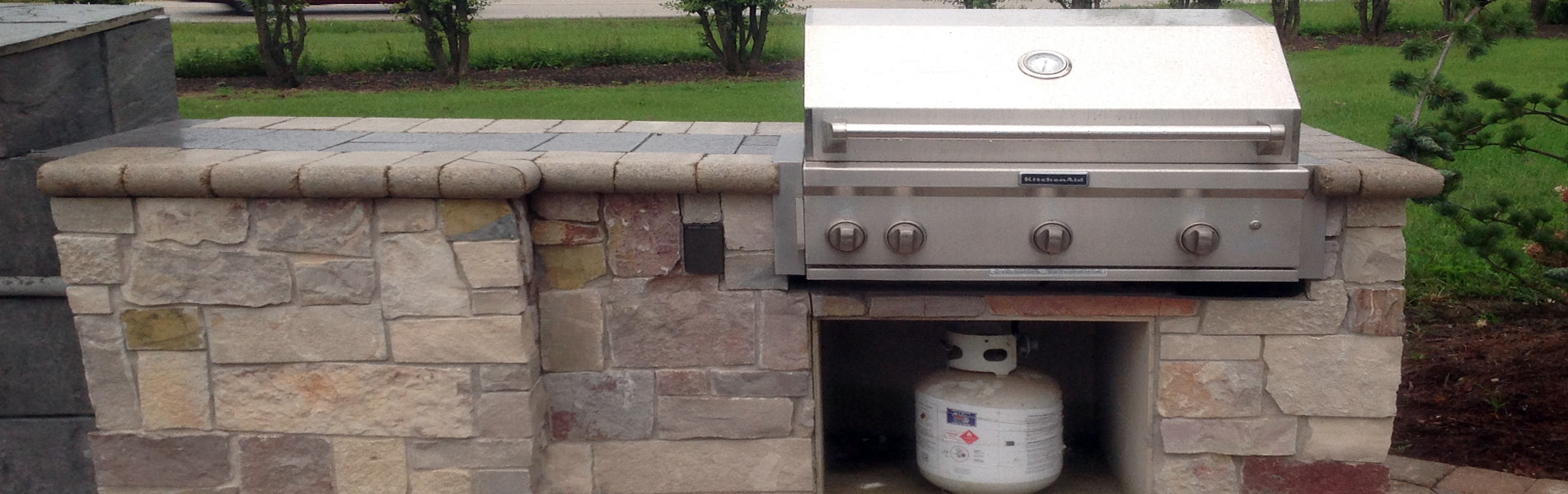 Outdoor fire feature and patio St Charles IL