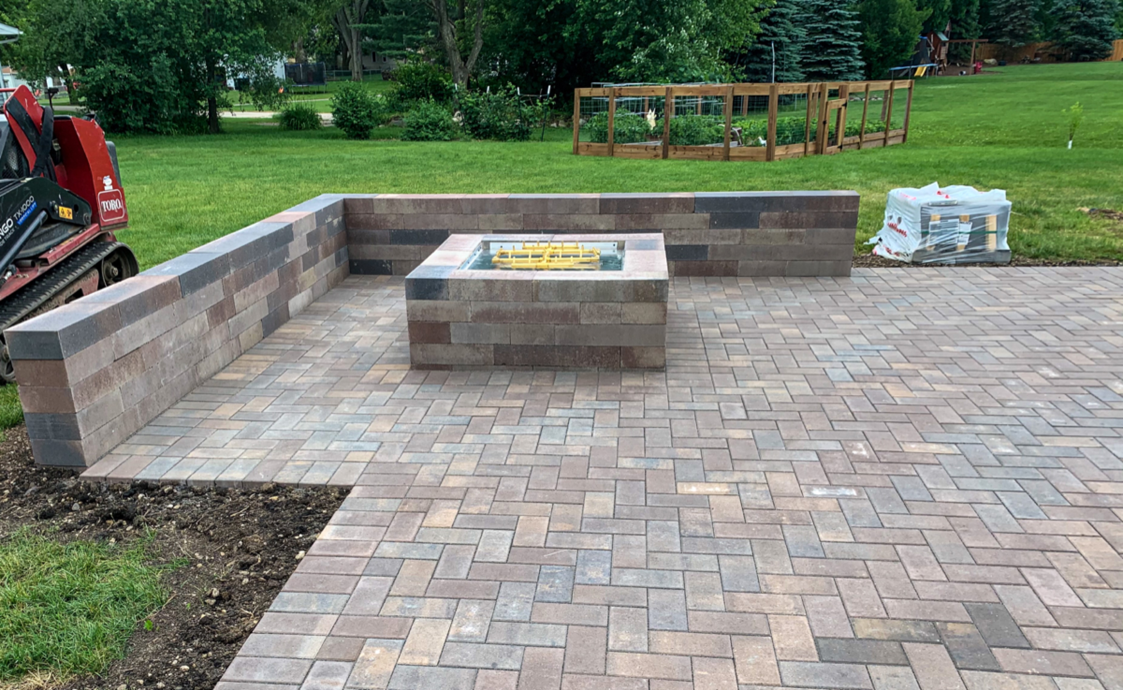 Patio & Fire Pit — Woodstock