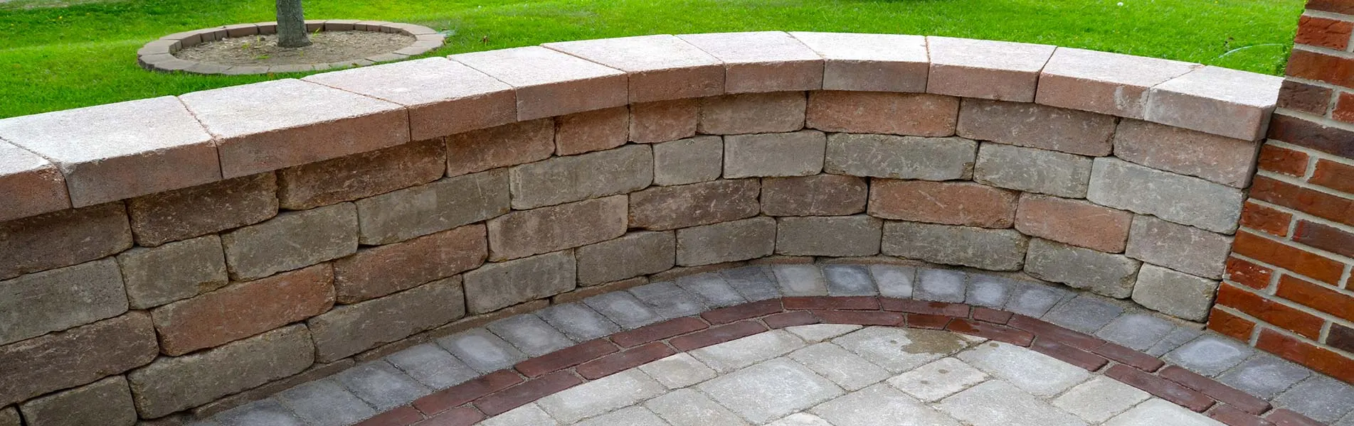 Stone Sitting Wall