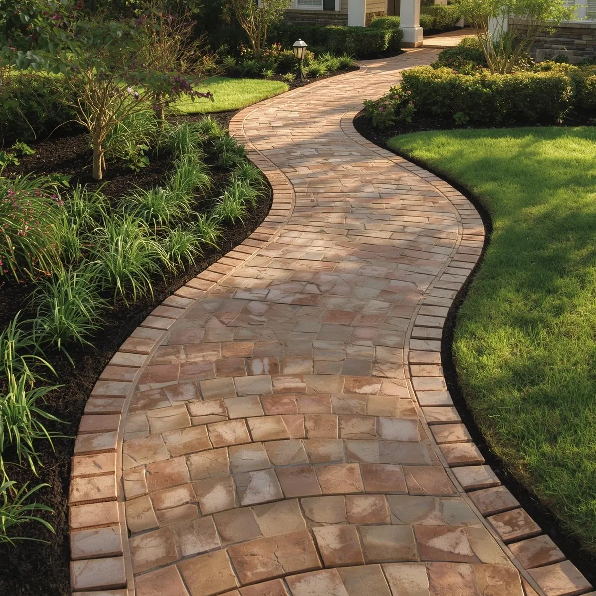 Garden path installation Algonquin IL