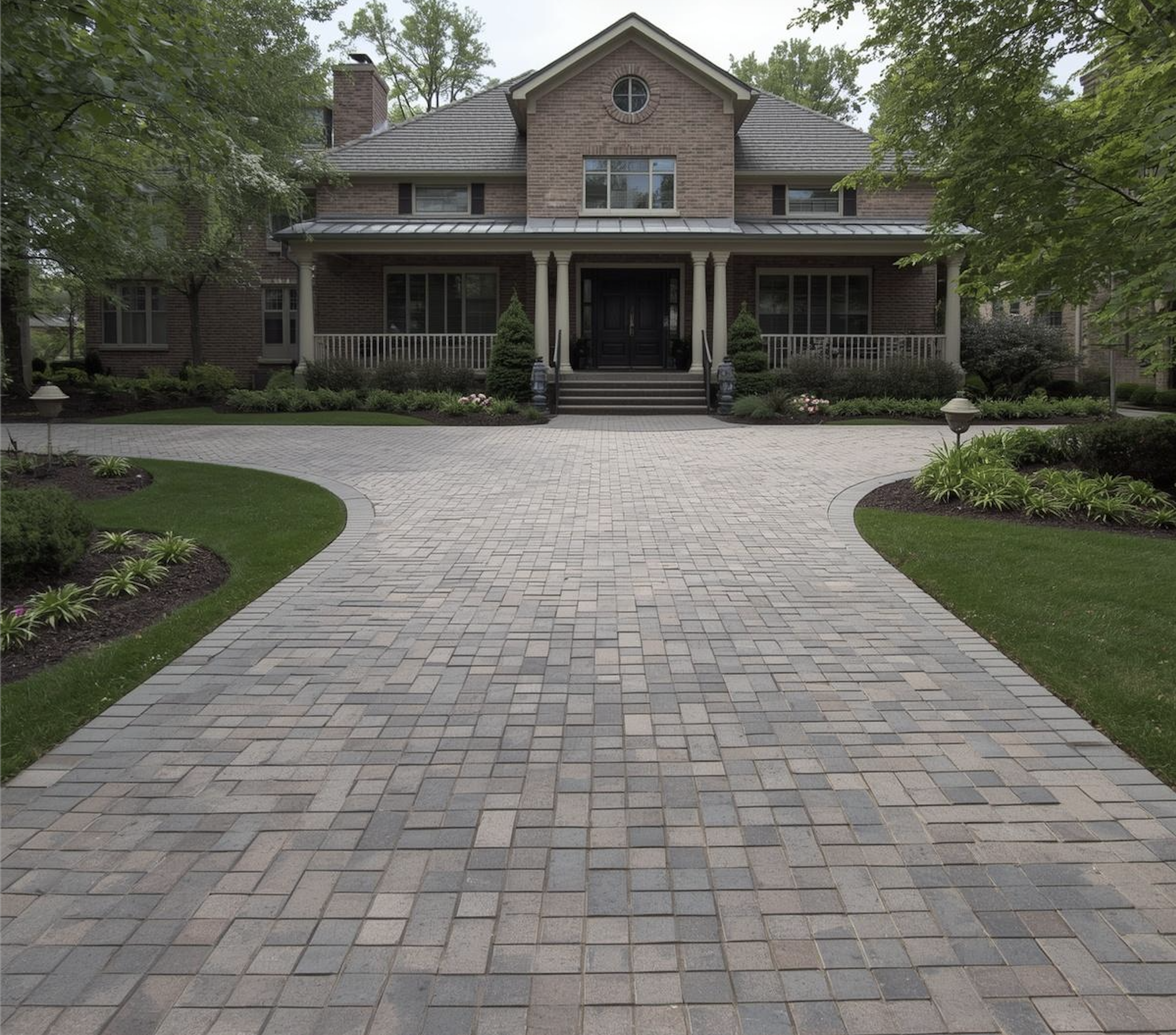 Brick Paver Driveway Installation Chicagoland