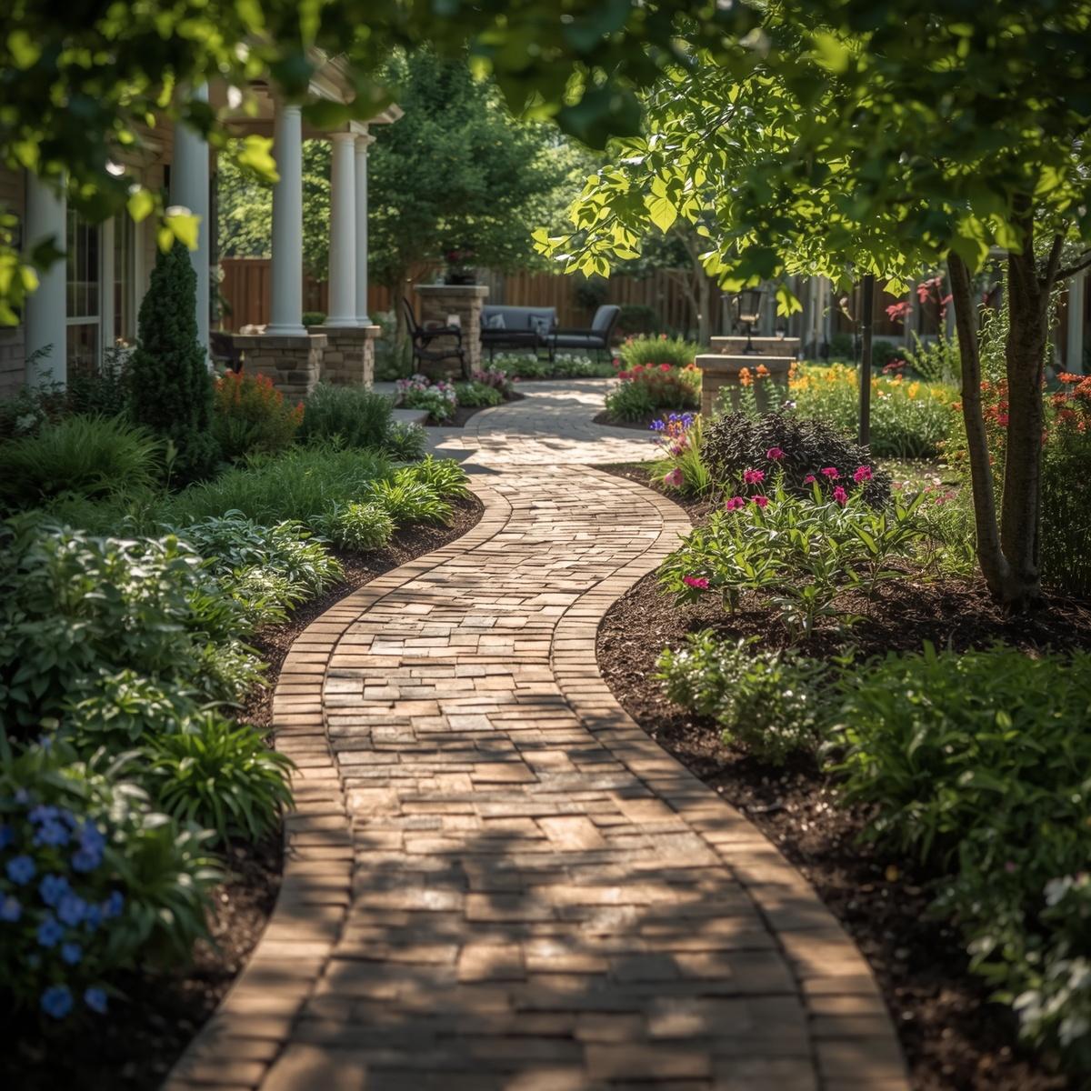 Paver Walkways and Paths Installation